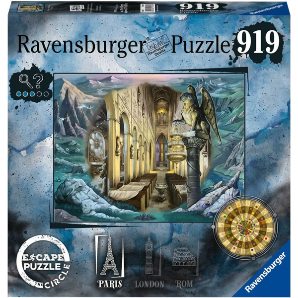 RAVENSBURGER 172818 ESCAPE PUZZLE - THE CIRCLE - PARIS 919PC JIGSAW PUZZLE