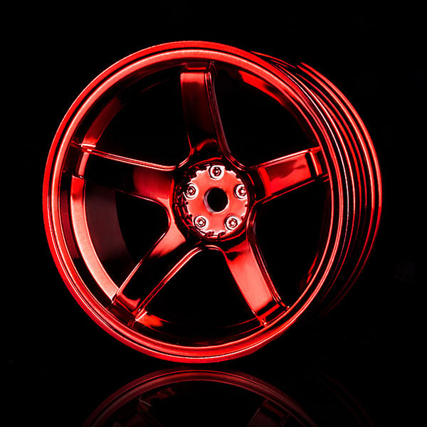 MST 102019R RED 5 SPOKE WHEEL OFFSET 8 4 PIECES