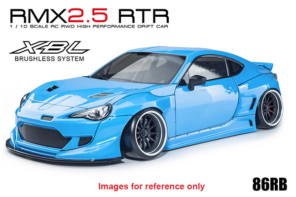 MST 533905LB RMX 2.5 RTR 86RB LIGHT BLUE BRUSHLESS REMOTE CONTROL DRIFT CAR BATTERY AND CHARGER NOT INCLUDED