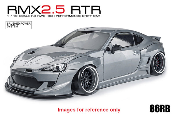MST 531905MGR RMX 2.5 RTR 86RB METAL GREY BRUSHED REMOTE CONTROL DRIFT CAR BATTERY AND CHARGER NOT INCLUDED