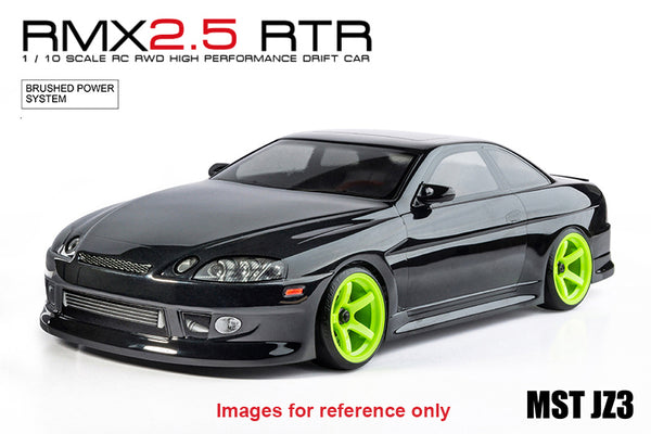 MST 531901BK RMX 2.5 RTR JZ3 BLACK BRUSHED REMOTE CONTROL DRIFT CAR BATTERY AND CHARGER NOT INCLUDED