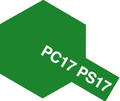 TAMIYA PS-17 METALLIC GREEN POLYCARBONATE AEROSOL SPRAY PAINT 100ML