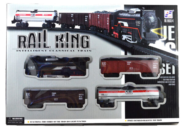 CCF RAIL KING 190033-4 BATTERY OPERATED TRAIN PLAYSET