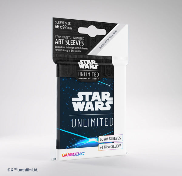 GAMEGENIC STAR WARS UNLIMITED ART SLEEVES SPACE BLUE