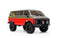 HOBBY PLUS 1/18 SCALE CR18P ROCK VAN C1 GREY AND RED RC ROCK CRAWLER READY TO RUN