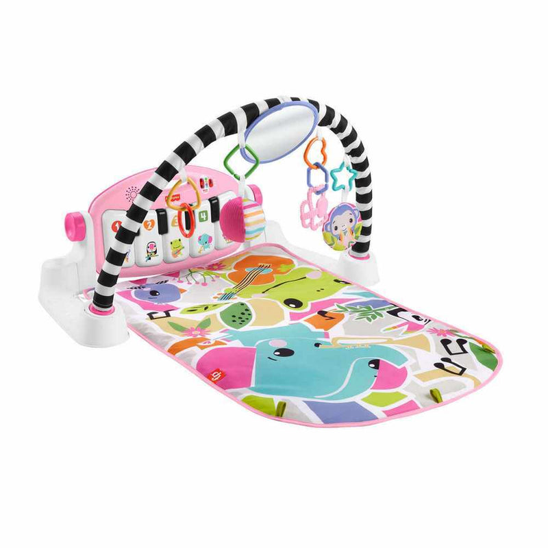 FISHER-PRICE GLOW AND GROW KICK AND PLAY PIANO GYM - PINK