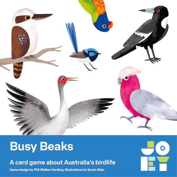 JOEY GAMES BUSY BEAKS A CARD GAME ABOUT AUSTRALIA'S BIRD LIFE