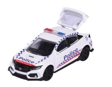 MAJORETTE AUSTRALIAN EDITION 000 EMERGENCY HONDA CIVIC POLICE CAR