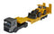 MAJORETTE CONSTRUCTION VOLVO FMX LOW BED TRAILER WITH FRONT END LOADER