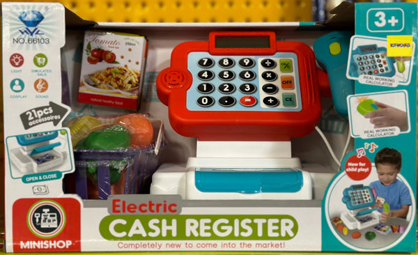 MINI SHOP ELECTRONIC CASH REGISTER WITH ACCESSORIES