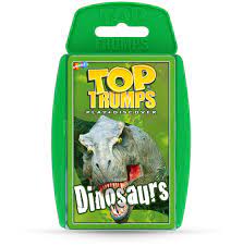 TOP TRUMPS PLAY AND DISCOVER DINOSAURS CARD GAME