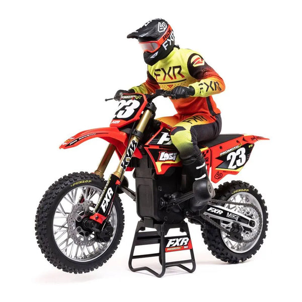 LOSI PROMOTO-MX 1/4 SCALE MOTORCYCLE READY TO RUN FXR SCHEME RED