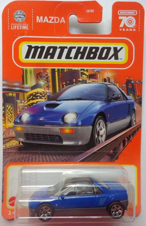 MATCHBOX 70 YEARS HKW51 1992 MAZDA AUTOZAM AZ-1 3 OF 100 DIECAST CAR LONG CARD