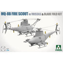TAKOM 2169 MQ-8B FIRE SCOUT DRONE WITH MISSILE AND BLADE FOLD KIT SCALE 1/35 PLASTIC MODEL KIT