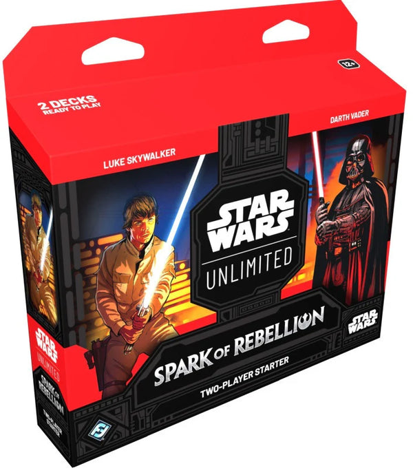 STAR WARS UNLIMITED SPARK OF REBELLION TWO PLAYER STARTER