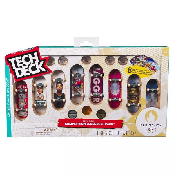SPIN MASTER TECH DECK PARIS 2024 OLYMPIC COMPETITION LEGENDS 96CM 8 BOARD PACK