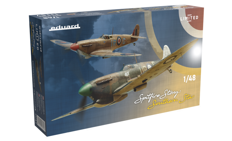 EDUARD 11157 LIMITED SPITFIRE STORY SOUTHERN STAR DUAL COMBO 1/48 SCALE PLASTIC MODEL KIT