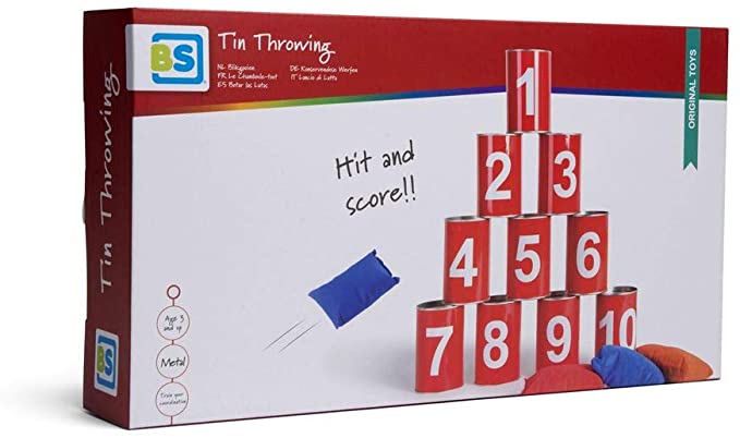 BS TOYS TIN THROWING OUTDOOR ACTIVITY
