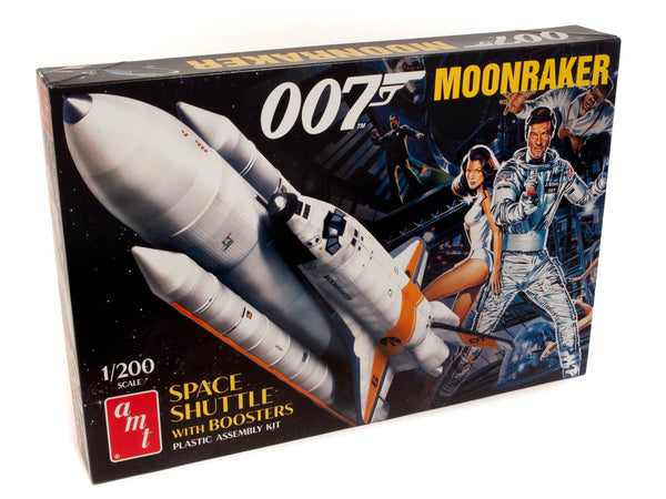 AMT 1208/06 007 JAMES BOND MOONRAKER SPACE SHUTTLE WITH BOOSTERS 1/200 SCALE PLASTIC MODEL KIT