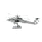 METAL EARTH MMS083 AIRCRAFT BOEING AH-64 APACHE HELICOPTER 3D METAL MODEL KIT