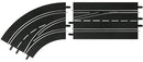 CARRERA  30363 132/124 LANE CHANGE CURVE RIGHT - IN TO OUT