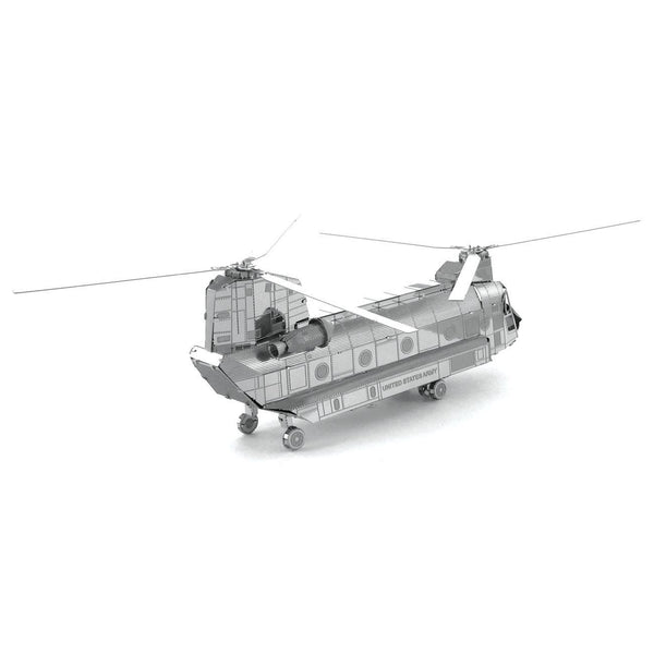 METAL EARTH MMS084 AIRCRAFT CH-47 CHINOOK HELICOPTER 3D METAL MODEL KIT