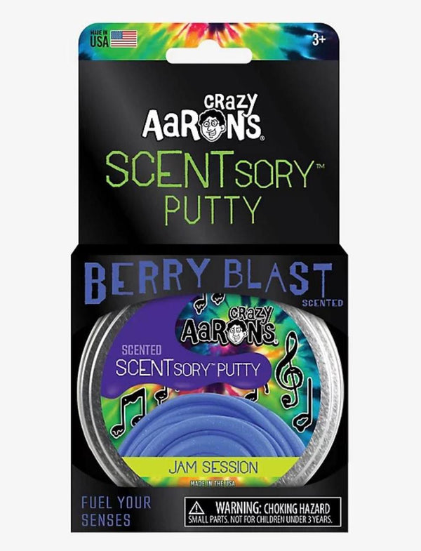 CRAZY AARONS JAM SESSION SCENTSORY PUTTY - BERRY BLAST