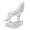 CRYSTAL PUZZLE 90155 SILVER WOLF 37PC 3D JIGSAW PUZZLE