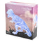 CRYSTAL PUZZLE 90172 CLEAR T-REX 49PC 3D JIGSAW PUZZLE WITH STICKER