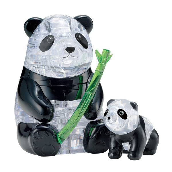 CRYSTAL PUZZLE 90239 PANDA AND BABY 51PC 3D JIGSAW PUZZLE