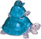 CRYSTAL PUZZLE 90264 BLUE TURTLES 37PC 3D JIGSAW PUZZLE