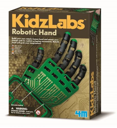 4M KIDZLABS ROBOTIC HAND KIT STEM 8+
