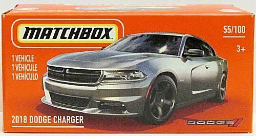 MATCHBOX GXN71 POWER GRABS HERITAGE 2018 DODGE CHARGER  55 OF 100 BOXED