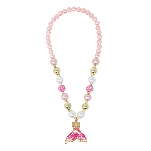 PINK POPPY MERMAID TAIL NECKLACE ASSORTED COLOURS