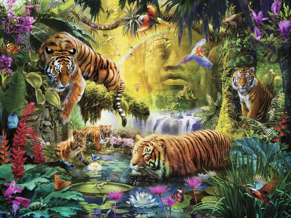 RAVENSBURGER 160051 TRANQUIL TIGERS 1500PC JIGSAW PUZZLE