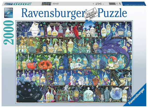 RAVENSBURGER 160105 POISONS AND POTIONS 2000PC JIGSAW PUZZLE
