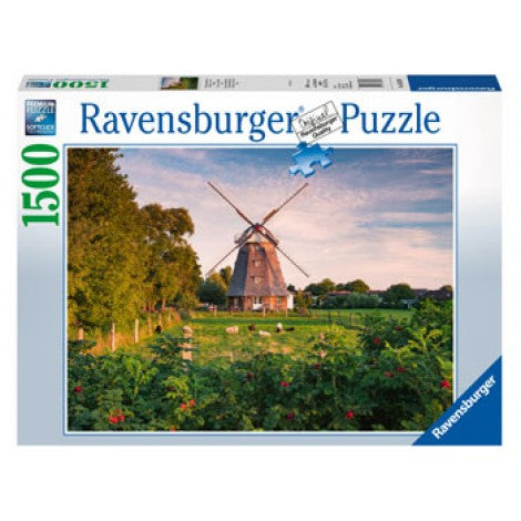 RAVENSBURGER 162239 WINDMILL ON THE BALTIC SEA 1500PC JIGSAW PUZZLE