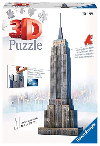 RAVENSBURGER 125531 EMPIRE STATE BUILDING 226PC 3D JIGSAW PUZZLE
