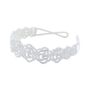 PINK POPPY PEARL ROSE HEADBAND ASSORTED COLOURS