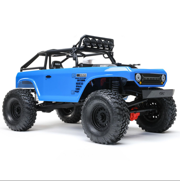 AXIAL SCX10 II DEADBOLT 1/10 SCALE BRUSHED ELECTRIC 4WD RTR CRAWLER BLUE REQUIRES BATTERY AND CHARGER
