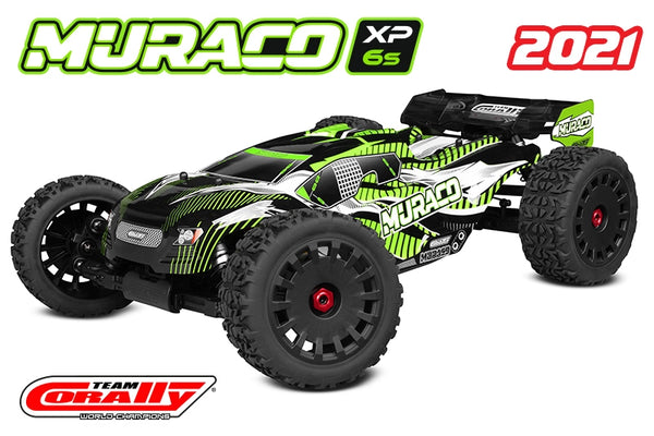 TEAM CORALLY MURACO XP 6S 1/8TH MONSTER TRUCK SWB READY TO RUN BRUSHLESS REQUIRES BATTERIES AND CHARGER