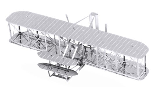 METAL EARTH MMS042 AIRCRAFT WRIGHT BROTHERS AIRPLANE 3D METAL MODEL KIT