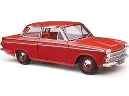 CLASSIC CARLECTABLES 18708 FORD CORTINA GT 500 RED SATIN 1/18 SCALE LIMITED EDITION