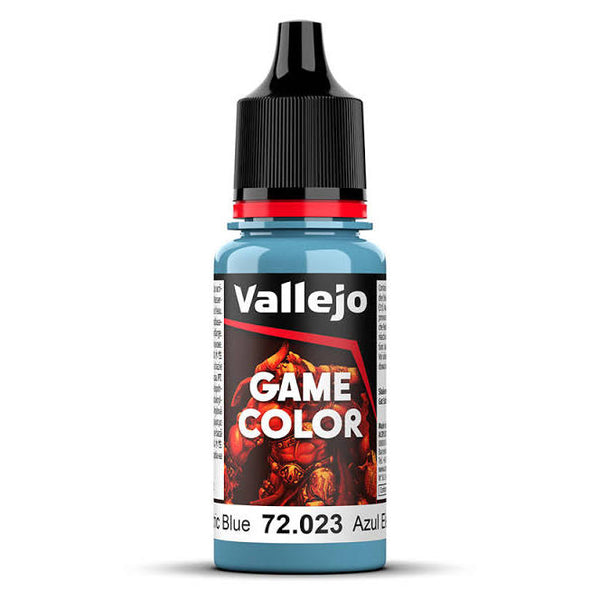 VALLEJO 72.023 GAME COLOR ELECTRIC BLUE ACRYLIC PAINT 17ML
