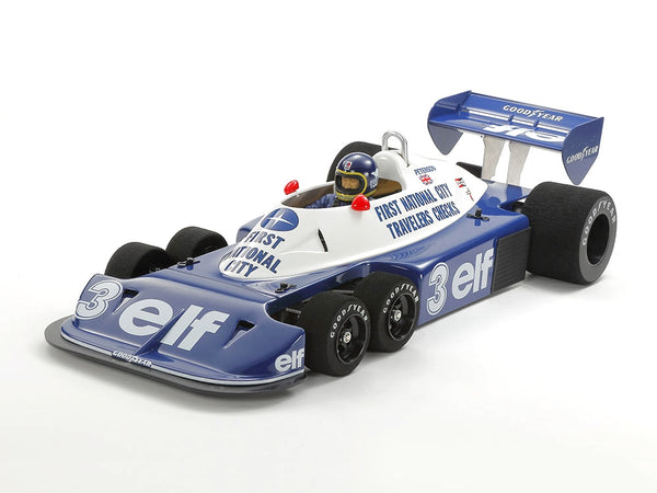 TAMIYA 47486 TYRELL P34 SIX WHEELER 1977 ARGENTINE GP F103 1/10 SCALE RC HIGH PERFORMANCE ON ROAD RACING CAR ASSEMBLY KIT WITH SIX WHEEL CHASSIS SPONGE TIRE SPECIFICATION