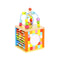 TOOKY TOY WOODEN 5 IN 1 PLAY CUBE CENTRE 2PC