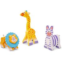 MELISSA AND DOUG FIRST PLAY SAFARI GRASPING TOYS