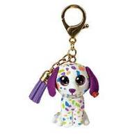 TY MINI BOOS DARLING SPOTTED DOG CLIP