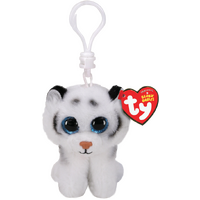 TY BEANIE BOOS TUNDRA TIGER CLIP