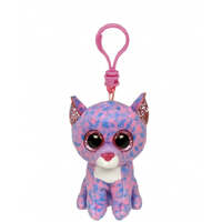 TY BEANIE BOOS CASSIDY LAVENDAR CAT CLIP